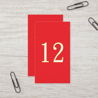 funny gift for all fans player have number 12  business card
