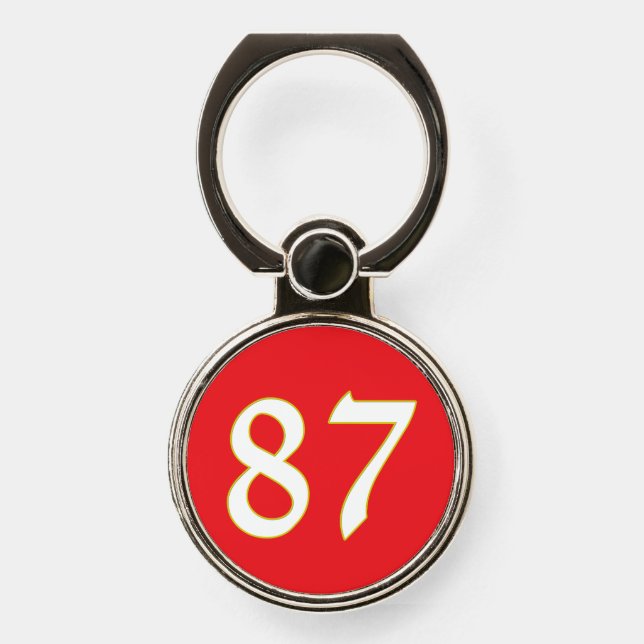 funny gift for all fans player have number 12  phone ring stand (Front)