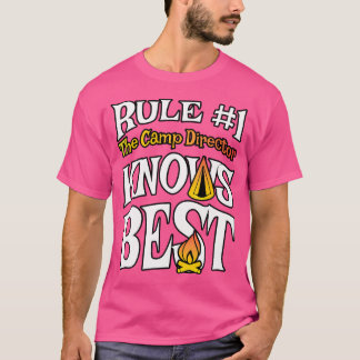 Funny Gift For Camp Director Summer Camp Campsite T-Shirt