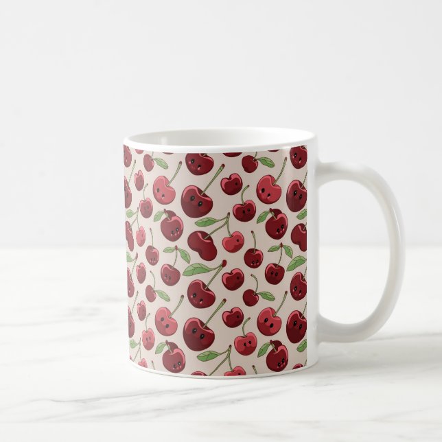 Funny Gift for Cherry Lovers Coffee Mug (Right)