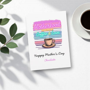 Funny Gift For Coffee Lover Moms   Mother's Day Card