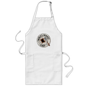 Funny Gift for Cooks: World's Okayest Chef Design Long Apron