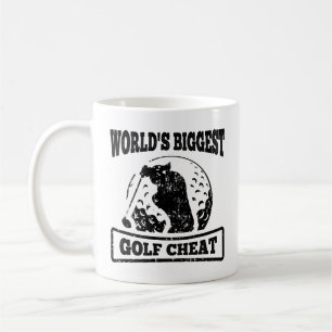 Funny Gift for Golfer World's Biggest Golf Cheat Coffee Mug