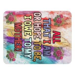 Funny Gift For Mom Funny Quotes To Mommy Door Sign
