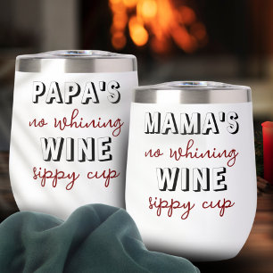 Funny Gift For Mom Wine Sippy Cup Quote