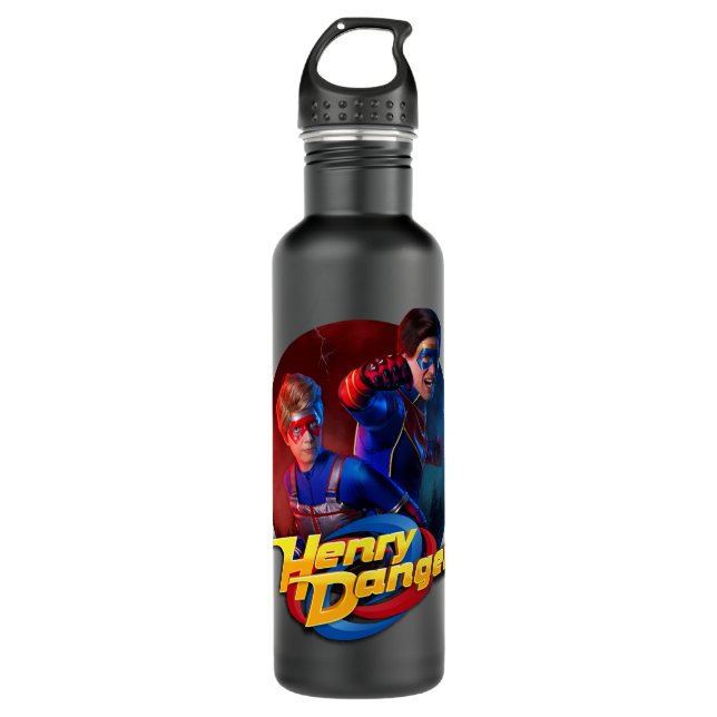 Funny Gift For The Duo Henry Gift Idea Cool Stainless Steel Water Bottle (Front)