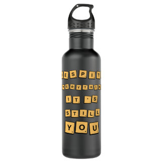Funny Gift For Undertale Chara Vintage Photograp Stainless Steel Water Bottle