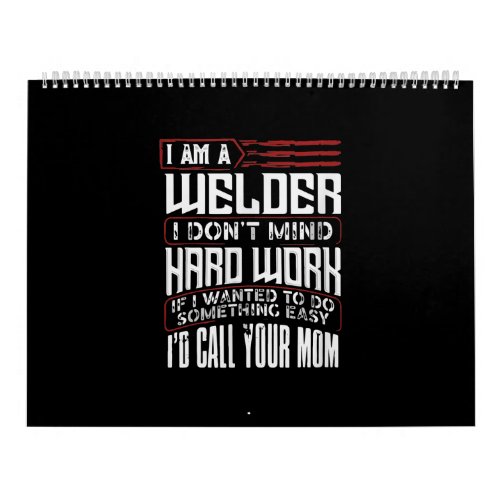 Funny Gift For Welder  Welder Dad Lover Gift Calendar