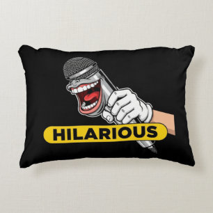 funny gift, humor, joke, hilarious, comedy T-Shirt Accent Pillow