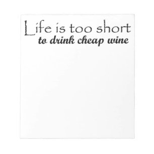 Funny gift ideas gifts wine quote humor notepads