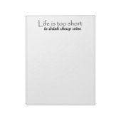Funny gift ideas gifts wine quote large notepads (Rotated)