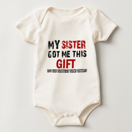 Funny gift items baby bodysuit