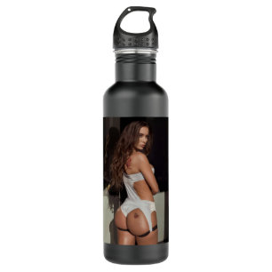 Funny Gift Lana Rhoades Cute Love Men Stainless Steel Water Bottle