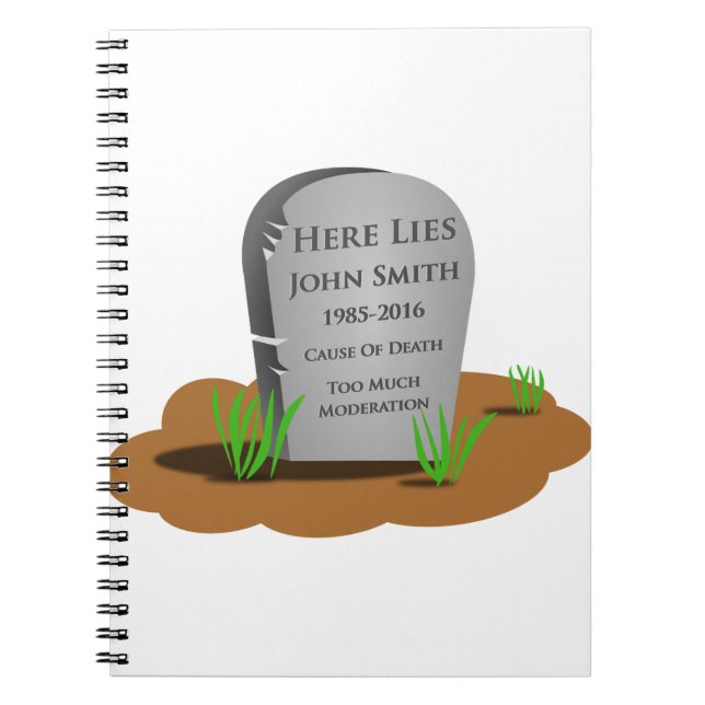 funny gift notebook (Front)