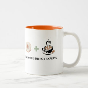 Funny gift Renewable Energy expert Two-Tone Coffee Mug