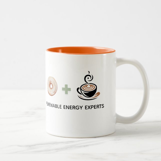 Funny gift Renewable Energy expert Two-Tone Coffee Mug (Right)