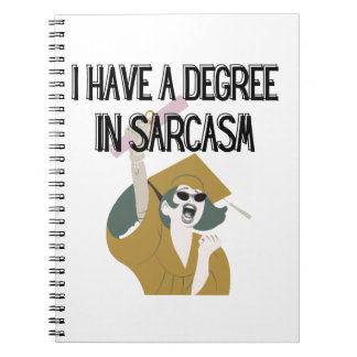 Funny Gift, Witty Humorous Gift, Graduation Gift Notebook