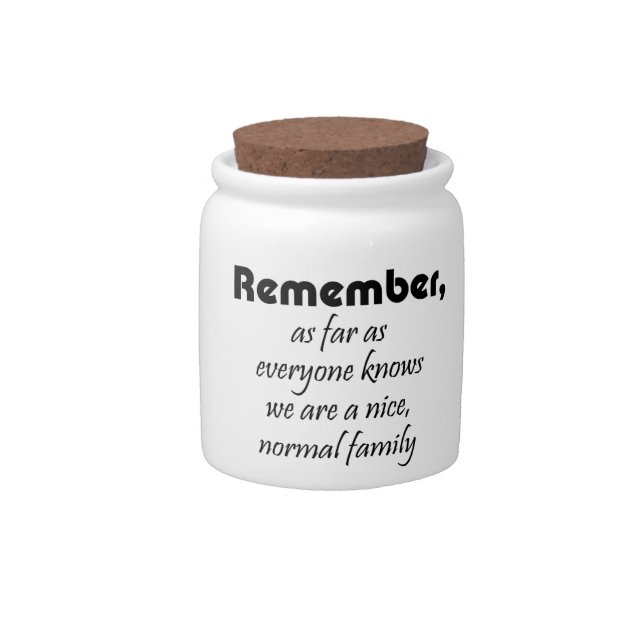 Funny gifts candy jars unique family gift ideas (Front)