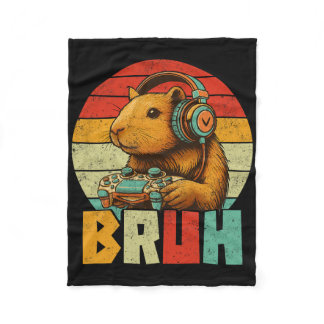 Funny Gifts For Capyra Lovers Mens Boys Kids Graph Fleece Blanket