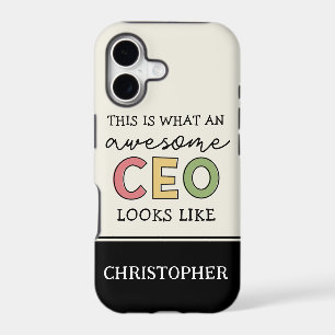 Funny Gifts for CEO Awesome CEO Boss Gifts iPhone 17 Case