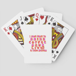 Funny Gifts for Coffee Lovers Poker Cards