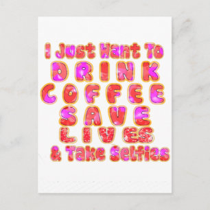 Funny Gifts for Coffee Lovers Postcard