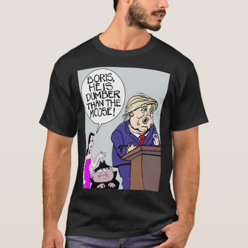 Funny Gifts For Donald Boris And Natasha Long Gift T_Shirt