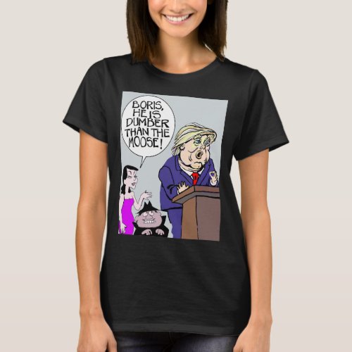 Funny Gifts For Donald Boris And Natasha Long Gift T_Shirt