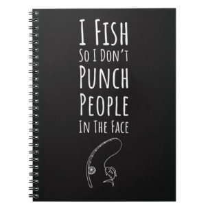 Funny Gifts For Fishing Lovers Fisherman For Him Notebook