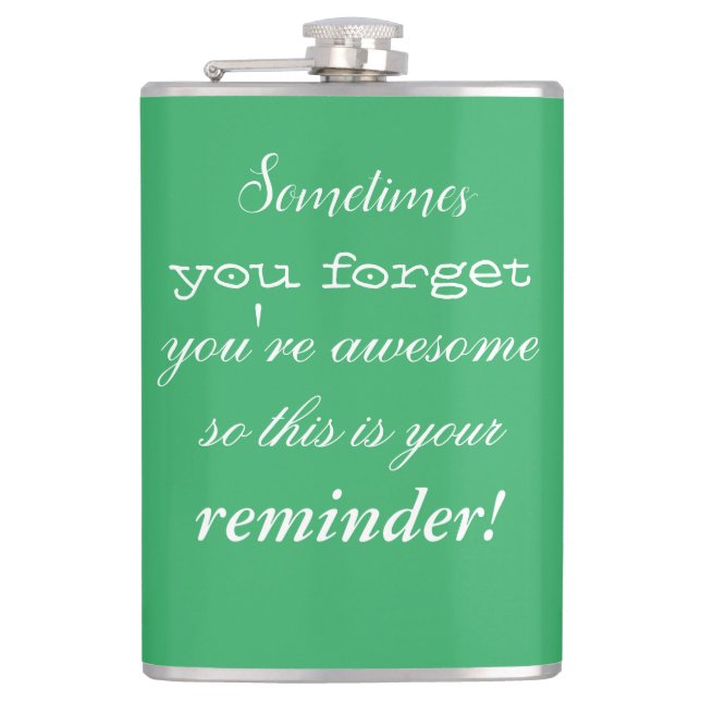 Funny Gifts for Him Husband, Dad, Boyfriend  Flask (Front)
