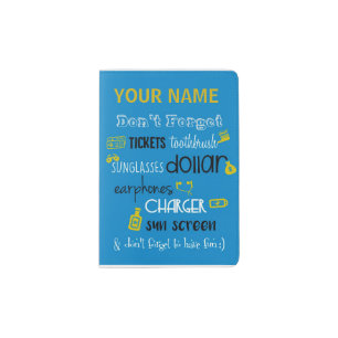 Funny Gifts For Him - Personalized Passport Cover