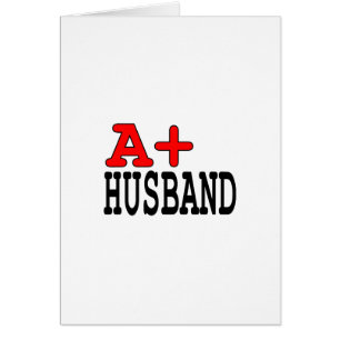Funny Gifts for Husbands : A+ Husband Cards