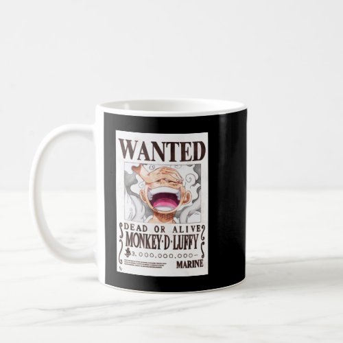 Funny Gifts For Manga Monkey One D Luffy Piece Gif Coffee Mug