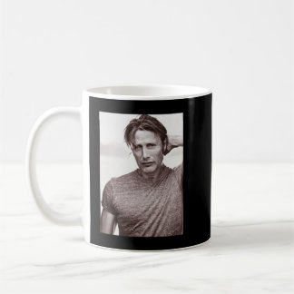 Funny Gifts Mikkelsen Danish Mads Actor Retro Wav Coffee Mug
