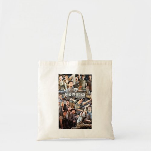 Funny Gifts Newsies Broadway Musical Collage Tote Bag
