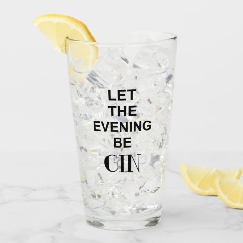 Funny Gin Glass