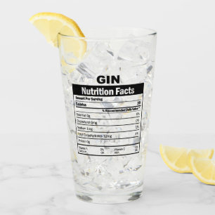 Funny Gin Nutrition Facts Glass