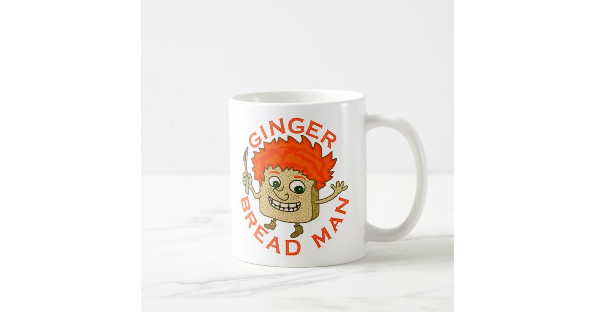 Ceramic Gingerbread Man Mug Christmas Creative Cup Coffee Couple