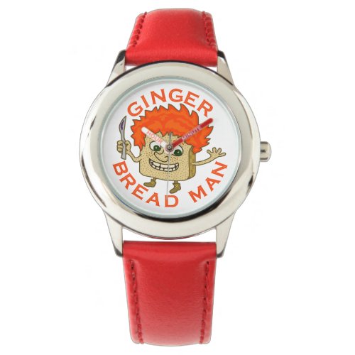 Funny Ginger Bread Man Christmas Pun Watch