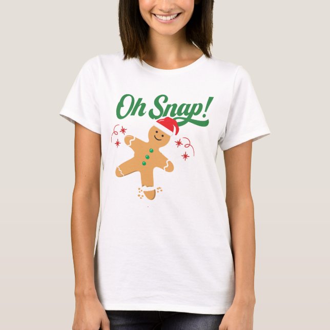 Funny Ginger Snaps Christmas Shirt - Holiday Humor (Front)