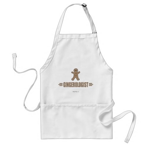 Funny Gingerbread Adult Apron