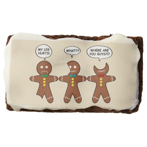 Funny Gingerbread Brownie