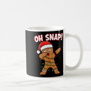 Funny Gingerbread Christmas Santa Dabbing Xmas Coo Coffee Mug