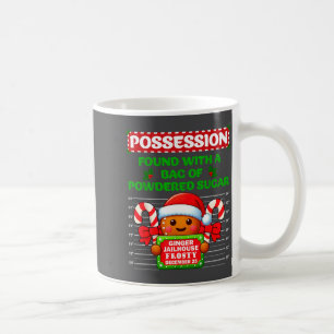 Funny Gingerbread Inmate Christmas Matching Family Coffee Mug