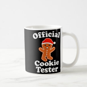 Funny Gingerbread Man Cookie Tester Christmas Coffee Mug