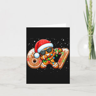 Funny Gingerbread Six Seven 67 Ice Cream Drip Chri Card