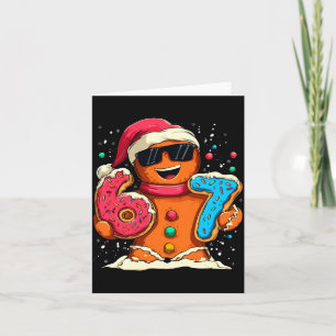 Funny Gingerbread Six Seven 67 Ice Cream Drip Chri Card