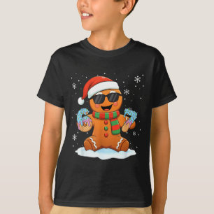 Funny Gingerbread Six Seven 67 Ice Cream Drip Chri T-Shirt