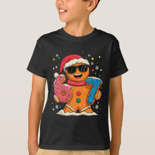 Funny Gingerbread Six Seven 67 Ice Cream Drip Chri T-Shirt