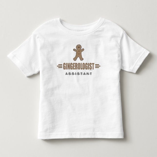 Funny Gingerbread Toddler T-shirt (Front)